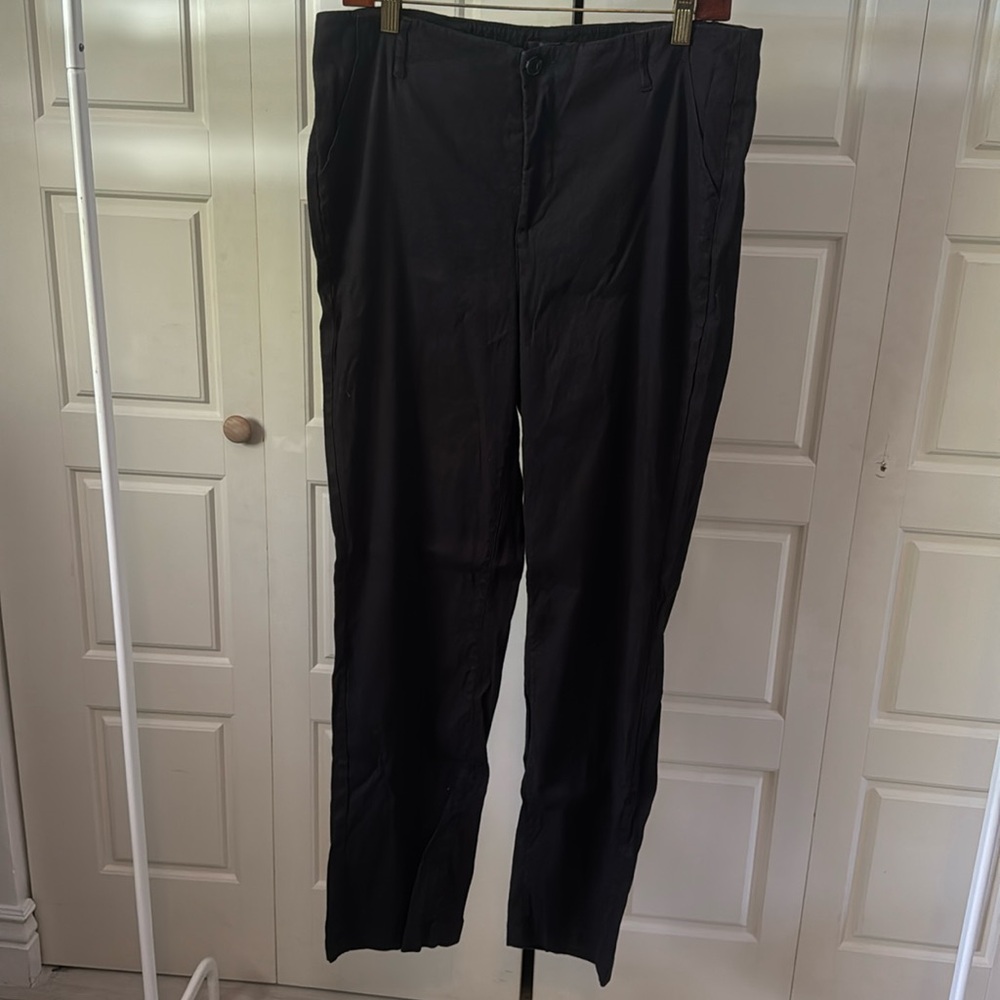 NYDJ “Fit is Everything” black linen pant